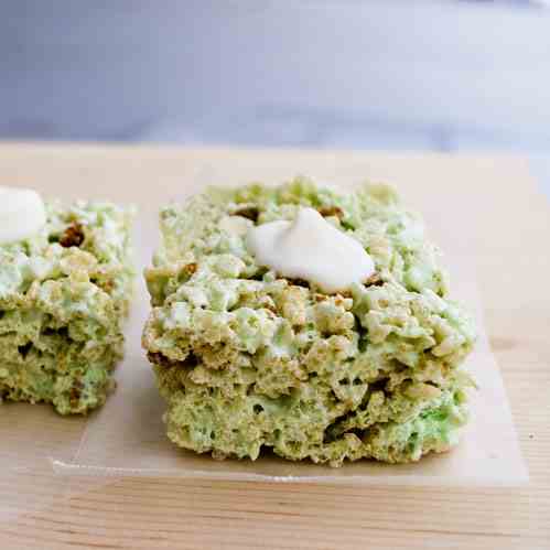 Key Lime Pie Rice Krispy Treats