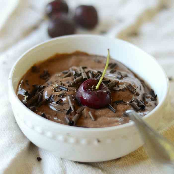 Almond Milk Chocolate Pudding