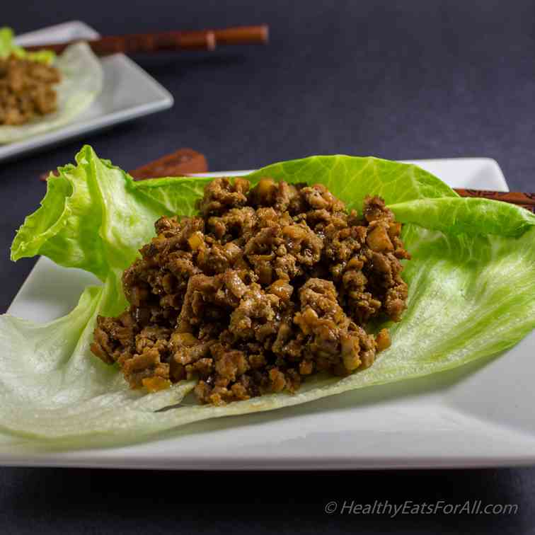 Chinese Style Lettuce Wraps