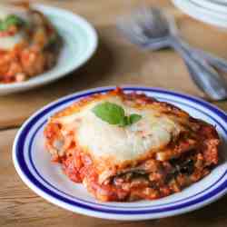 Eggplant Polenta Lasagna