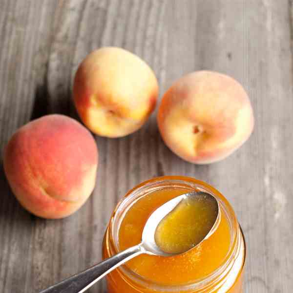 Peach Jam Recipe -without Pectin-
