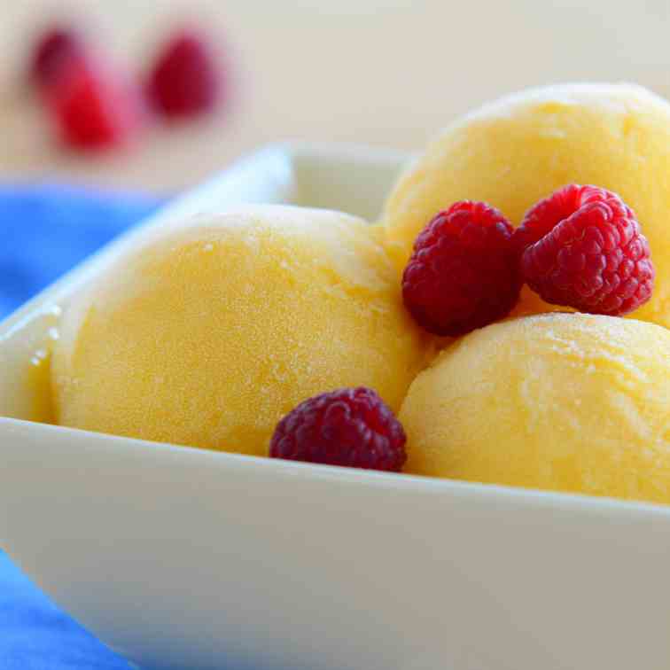 Sugar-Free Mango Sorbet