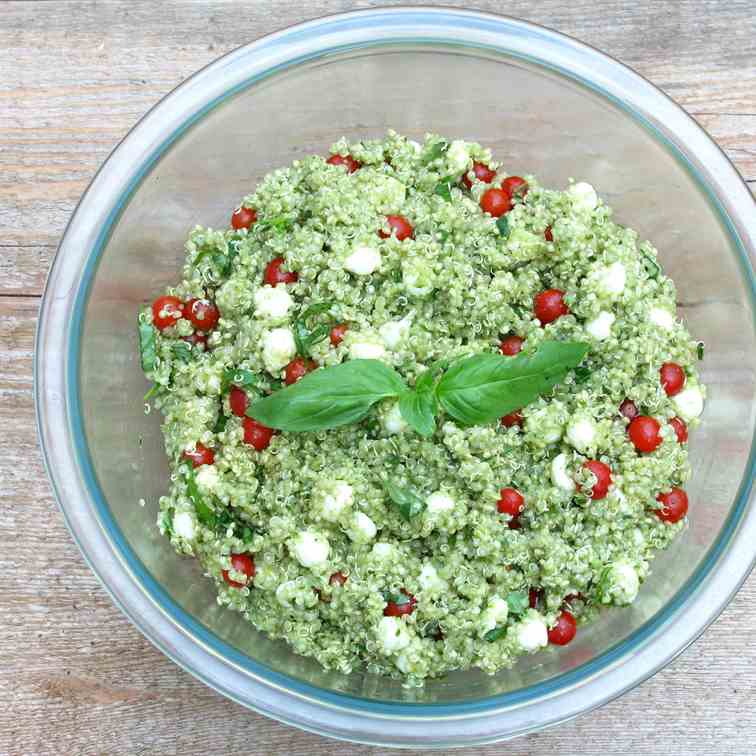 Caprese Quinoa Salad.