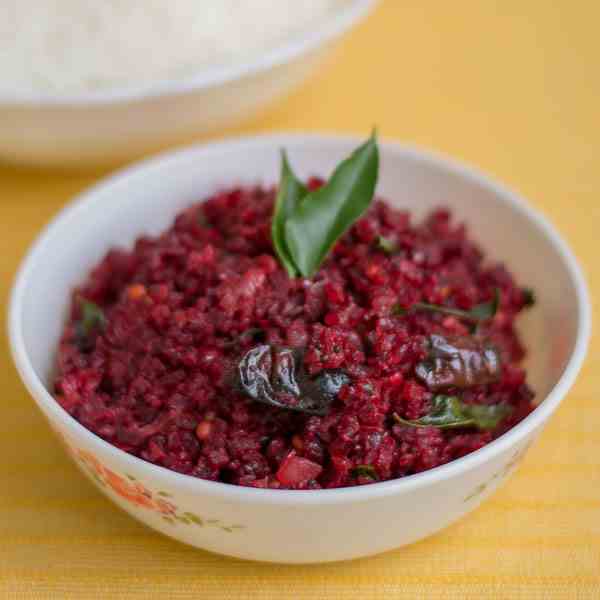 Beetroot Poriyal Stir-fry