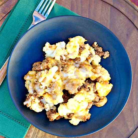 Low Carb Hamburger Casserole