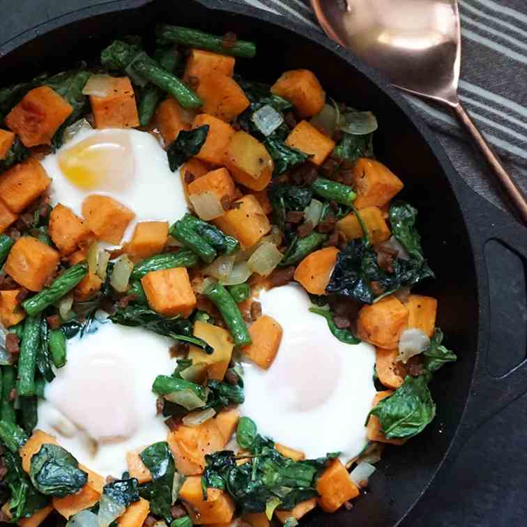 Sweet potato breakfast skillet