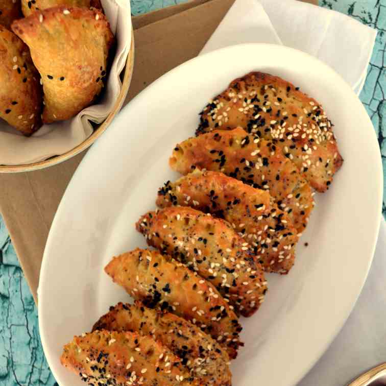 Herbed quinoa pies