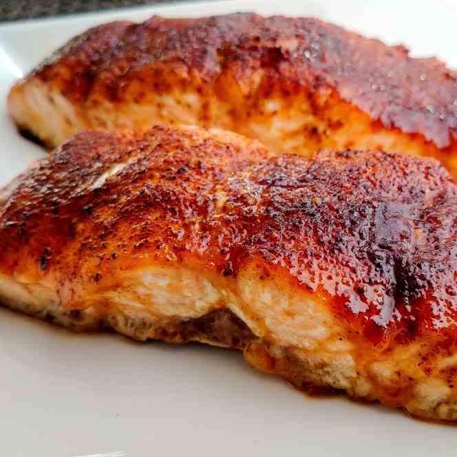 Sweet and Spicy Salmon