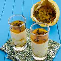 Passion Fruit Mousse Shooters