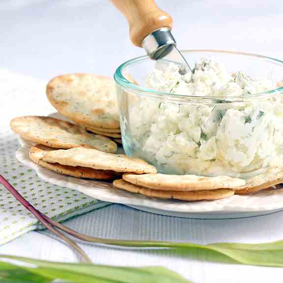 Wild Ramp Goat Cheese Spread 