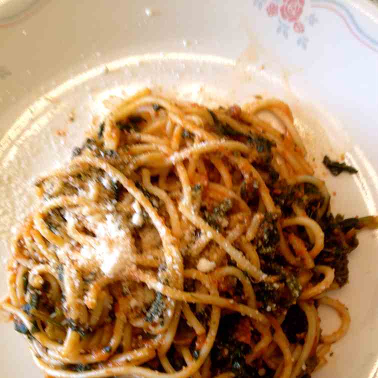 Creamy Tomato and Spinach Pasta