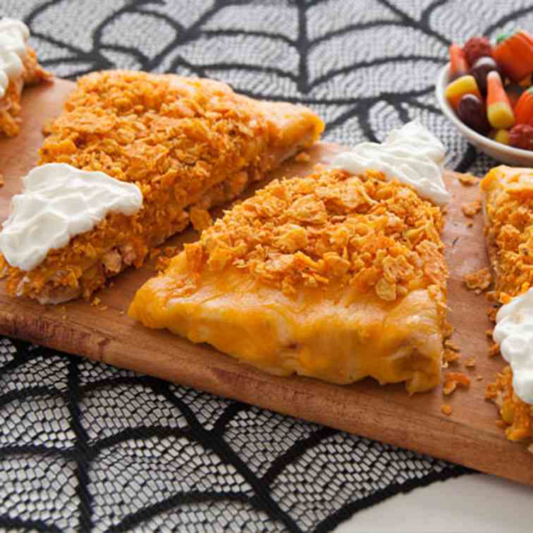 Stuffed Candy Corn Pizza