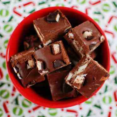 Peppermint Patty Fudge