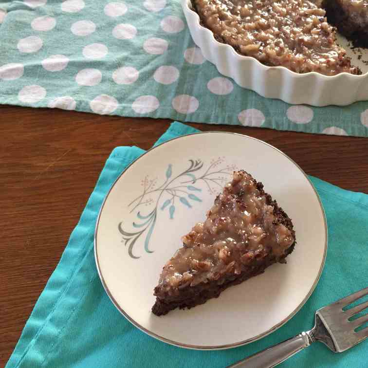 German Chocolate Tart