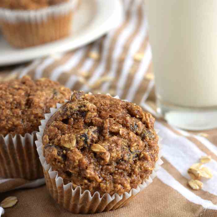 Gluten Free Oatmeal Raisin Muffins