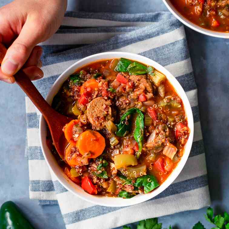 Vegan Quinoa Jambalaya