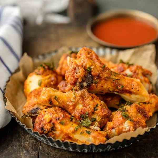 Simple Spiced Baked Wings