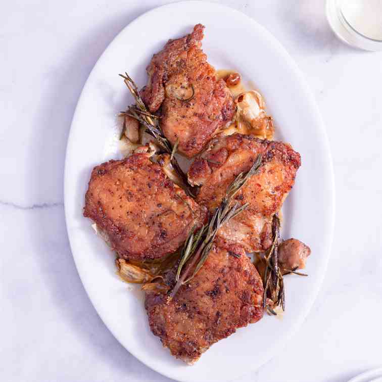 Crispy Chicken Thighs