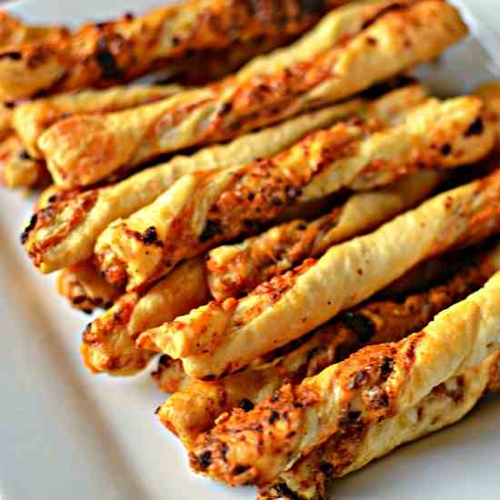 Cheese Straws Made Easy with Puff Pastry