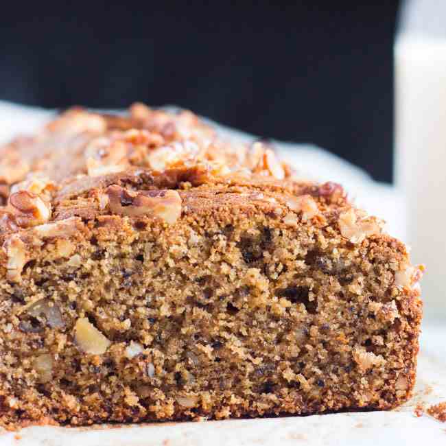 Kamut - Walnut Loaf Cake