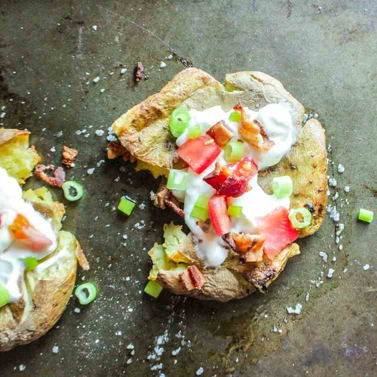 Loaded Smashed Potatoes