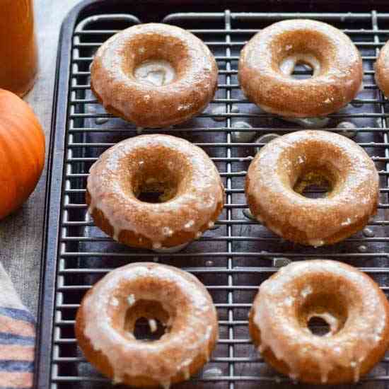 Easy Gluten Free Pumpkin Doughnuts