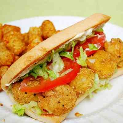 Shrimp Po' Boy Sandwiches