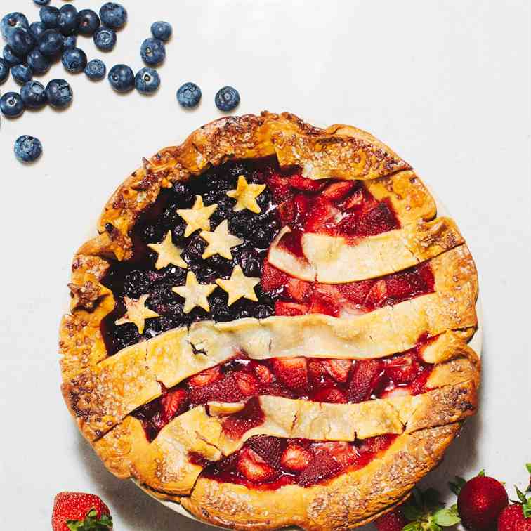 American Flag Pie Recipe