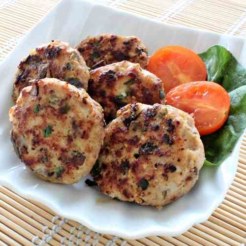 Meat Patties and Preserved Cucumbers