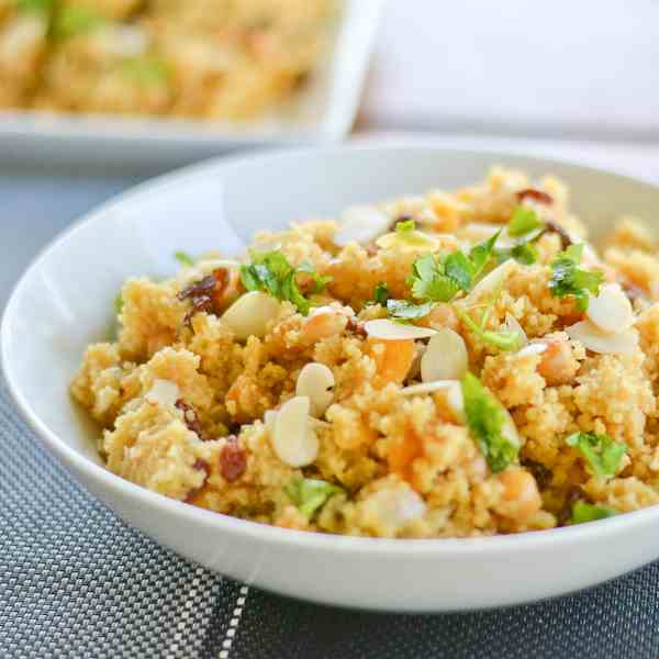 Moroccan Couscous and Chickpeas