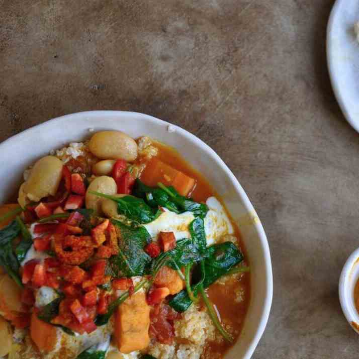 Carrot and Cannellini Bean Curry