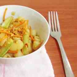 Ginger Peanut Pasta Salad 