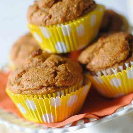 Whole Wheat Pumpkin Muffins