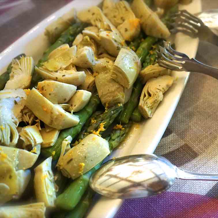 Asparagus and Artichoke Hearts