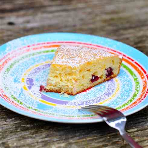 Orange and cranberry cake