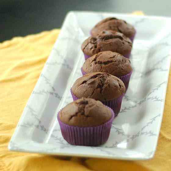 Triple Chocolate Muffins