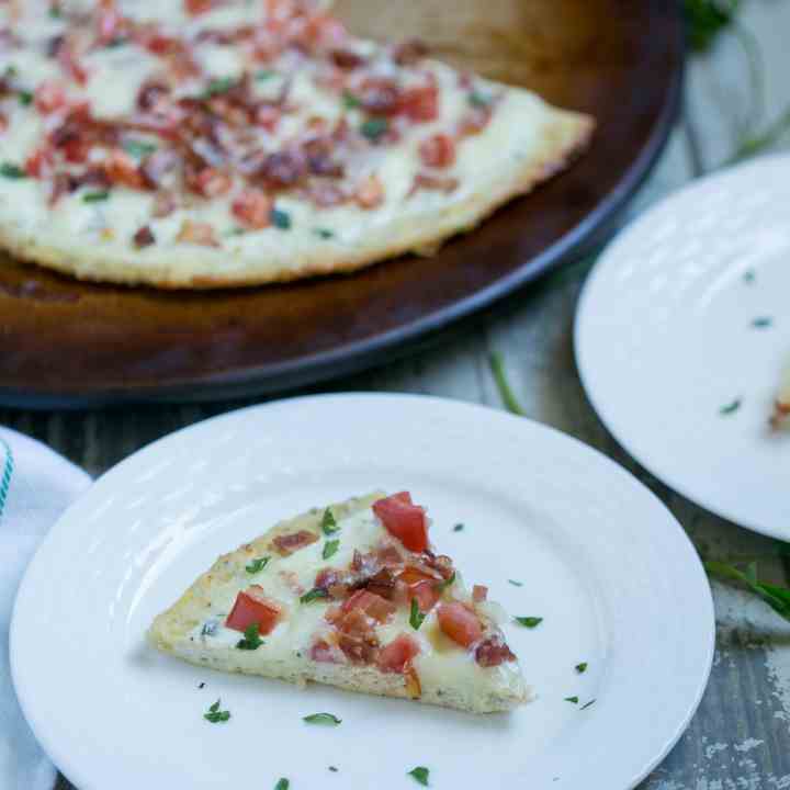 Bacon Ranch Chicken Crust Pizza