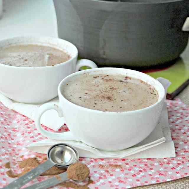 Cinnamon White Hot Chocolate