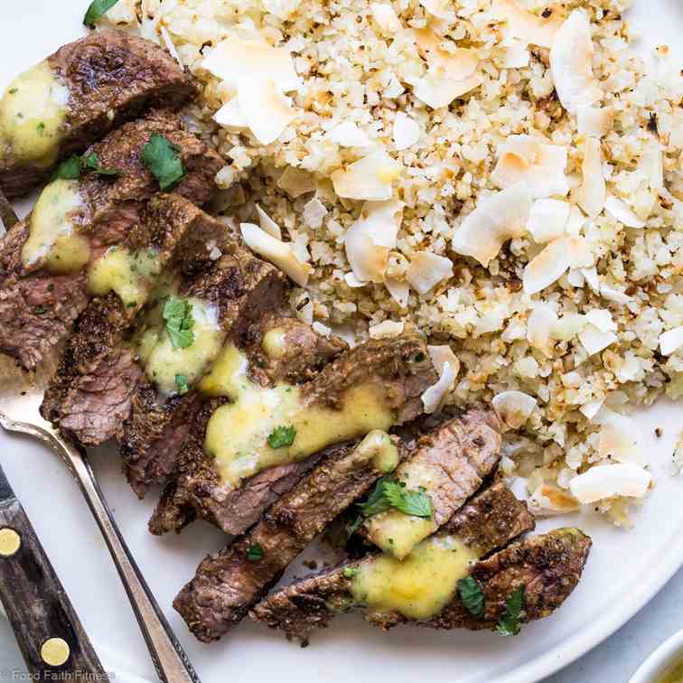 Mango Coconut Curry Steak 