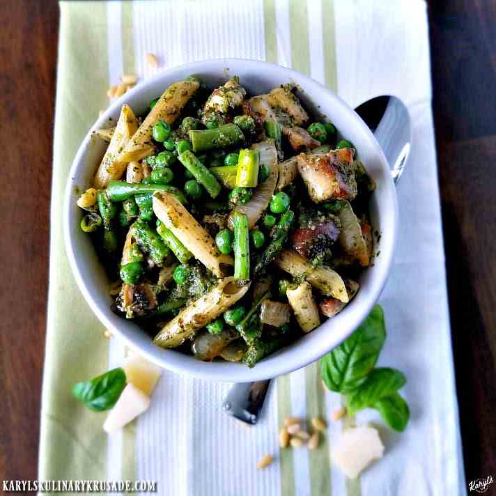 Pesto Chicken Penne Pasta