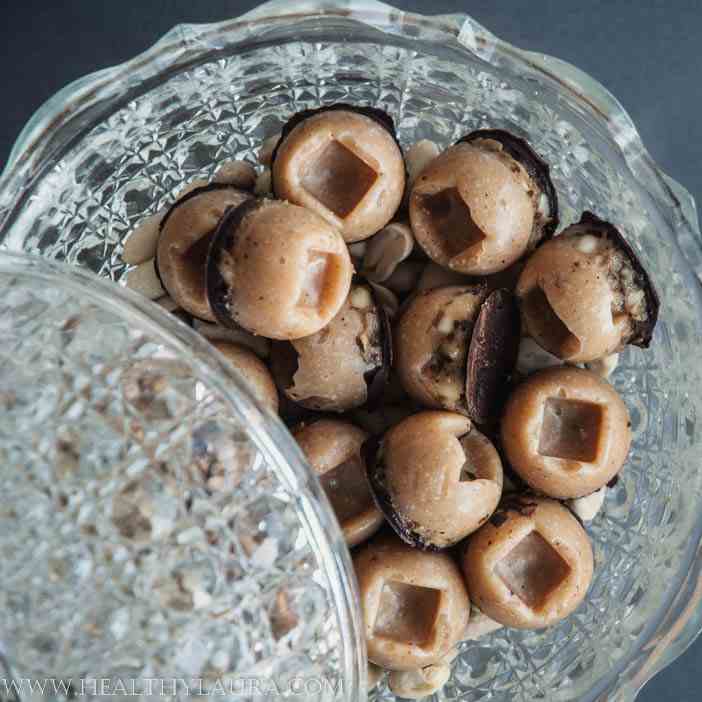 Raw Vegan Snickers Truffles - Gift Idea