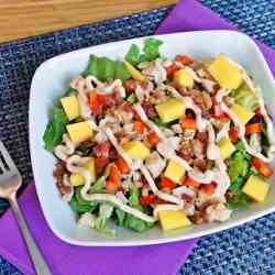 Mango Chicken Salad with Smoky Mayo