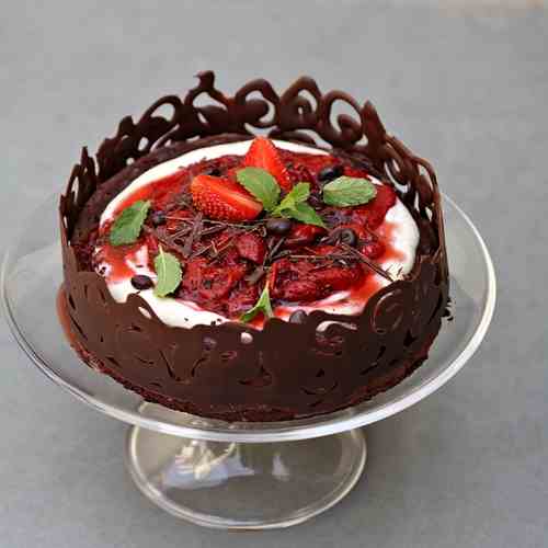 Bittersweet Chocolate Fallen Gateau