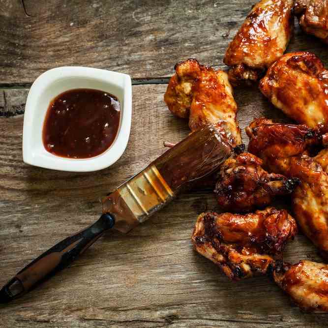 Air Fryer Honey BBQ Chicken Wings