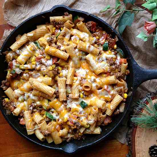 Chili Pasta Skillet