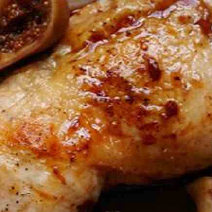 Chicken with Port and Figs