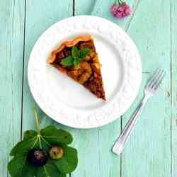 Fig tart from Mirmande (recipe in Czech)