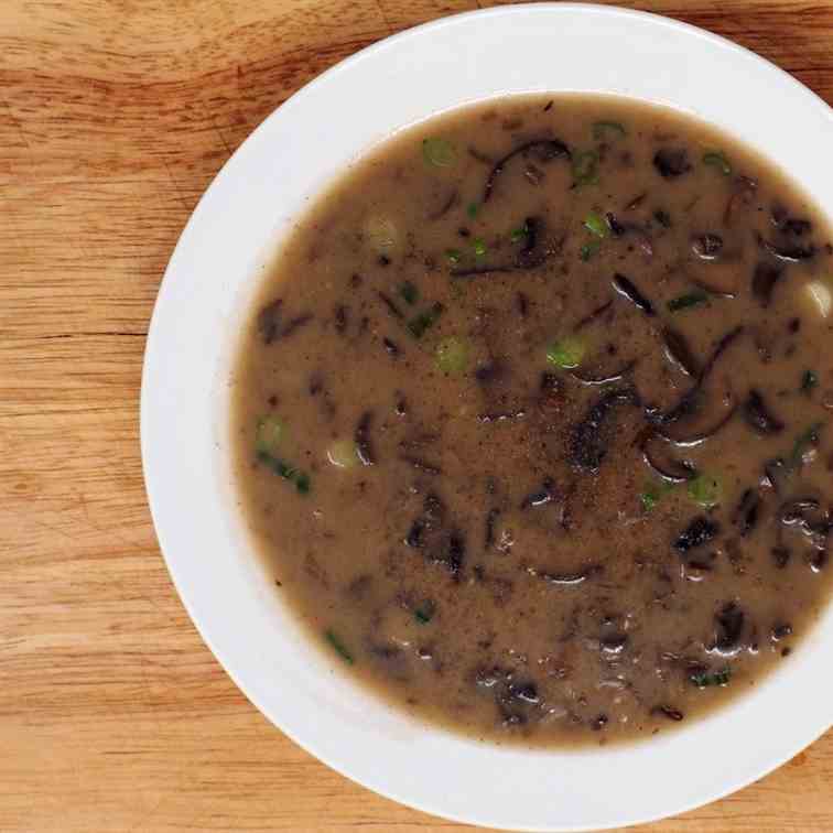 Mushroom and Wild Rice Soup