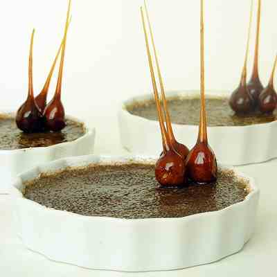 Chocolate creme brulee