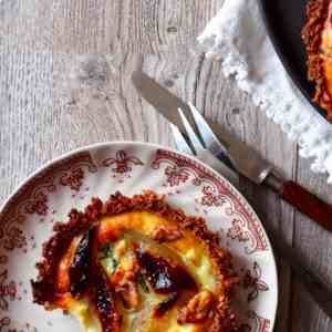 Candied shallots - goat cheese tartlets